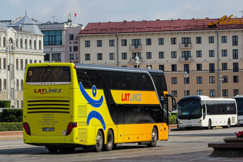 Латвия запретит автобусам ездить в Беларусь Автобус