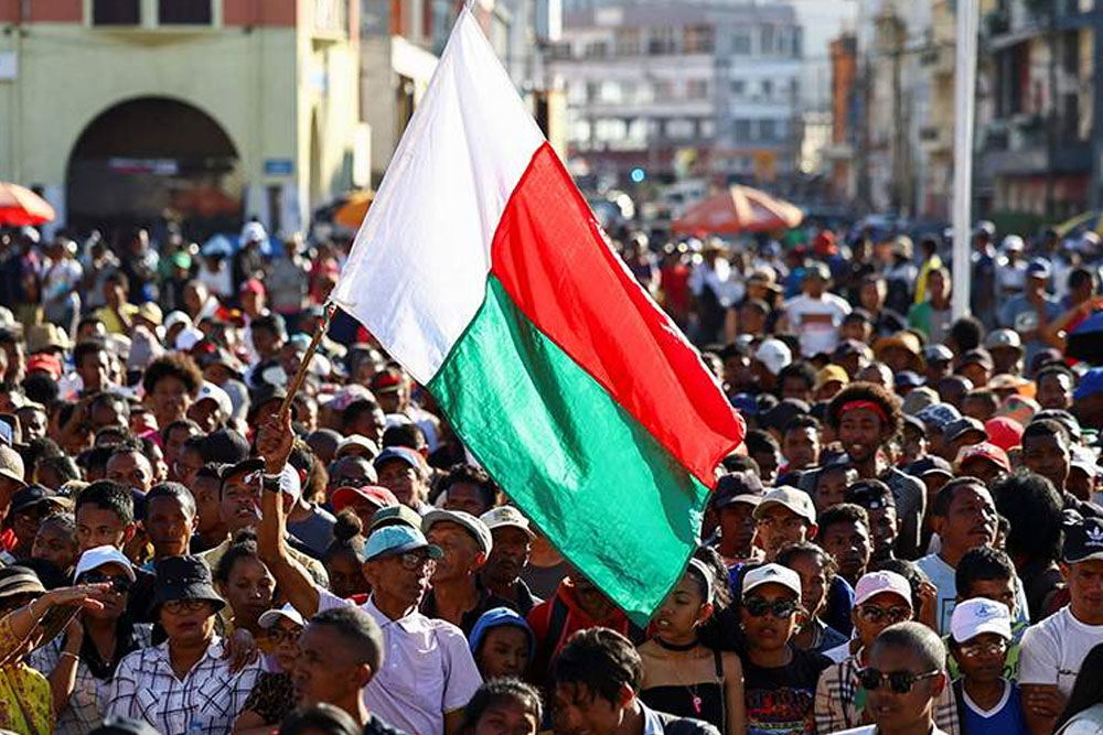 Протесты на Мадагаскаре